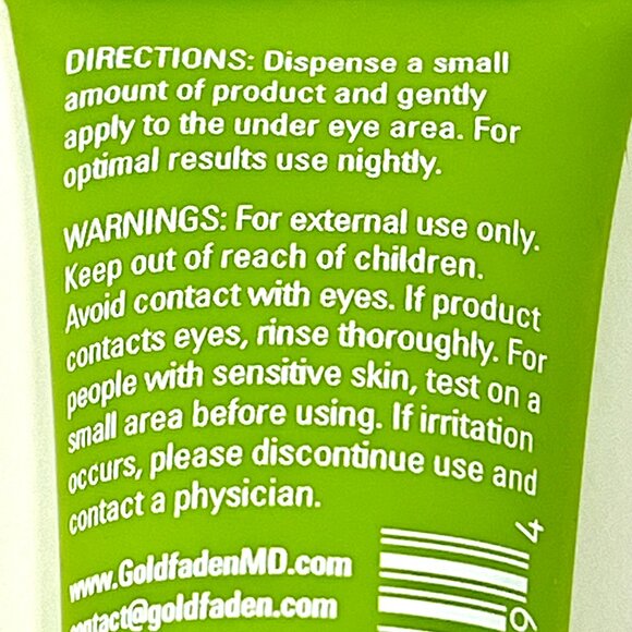 NEW - ✨2✨Goldfaden MD Eye Defy Radiance Eye Treatment Duo + Free Ipsy Bag - Picture 3 of 6